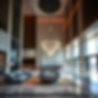 Interior Design of Saraya Building Lobby Spacious interior lobby of Saraya Building highlighting design elements