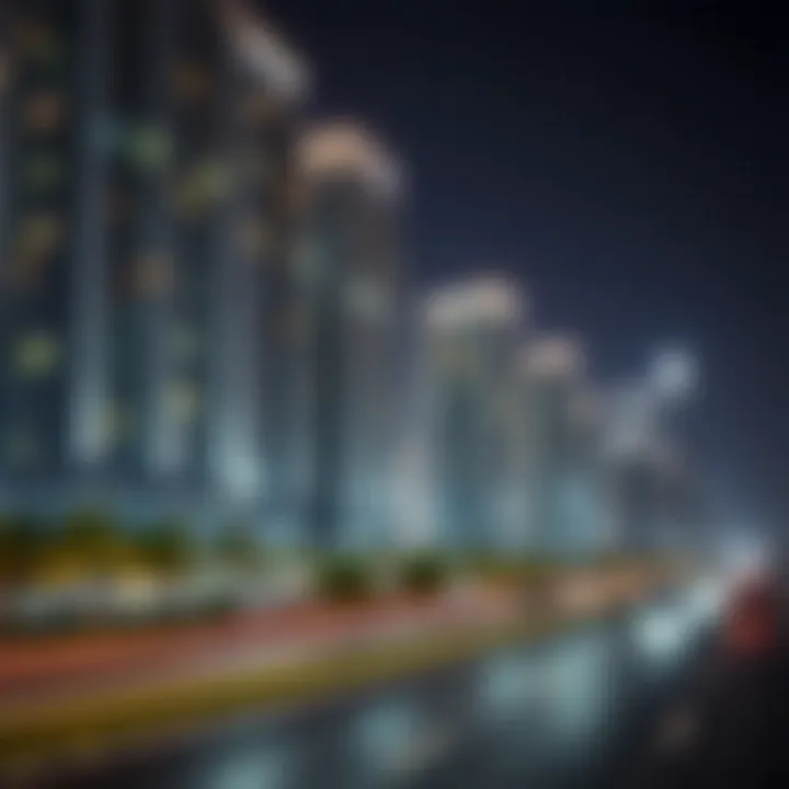 Modern residential towers illustrating the real estate boom in Dubai