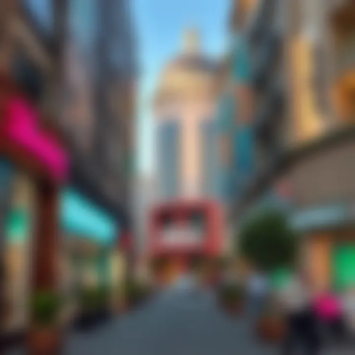 Various shops and boutiques in International City