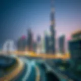 Dubai skyline showcasing real estate development