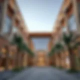Architectural view of Souq Al Kabeer building showcasing its modern design