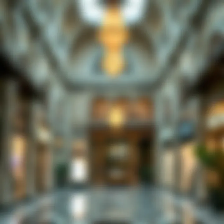 Interior layout of Souq Al Kabeer highlighting its commercial spaces