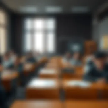 Classroom Dynamics at the Start of the Academic Year Students engaged in a classroom setting