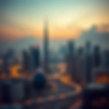 Captivating Dubai Skyline Dubai Skyline at Sunset