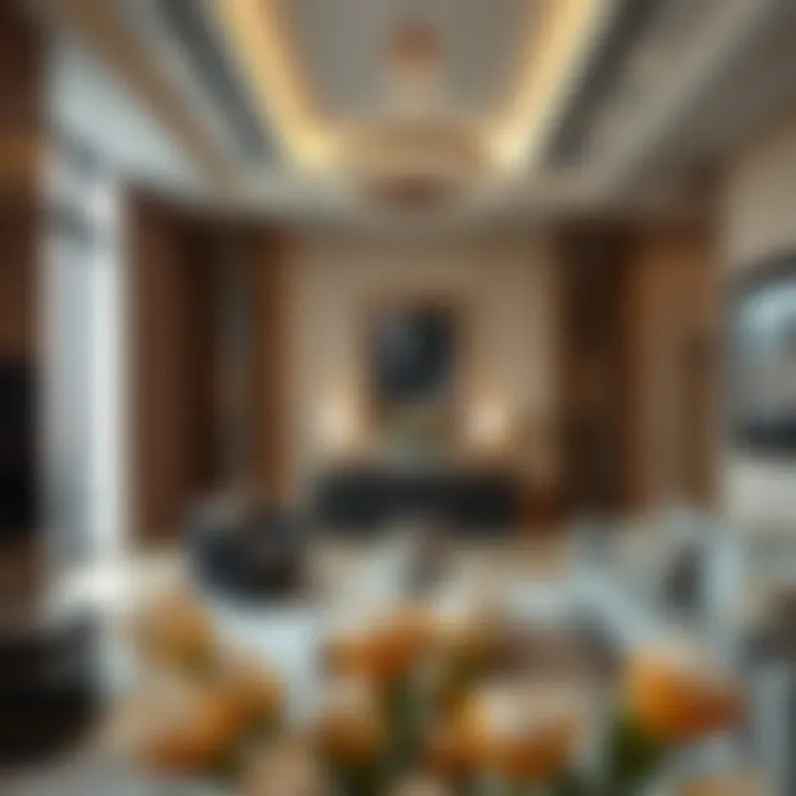 Luxurious interior of a high-end Dubai residence