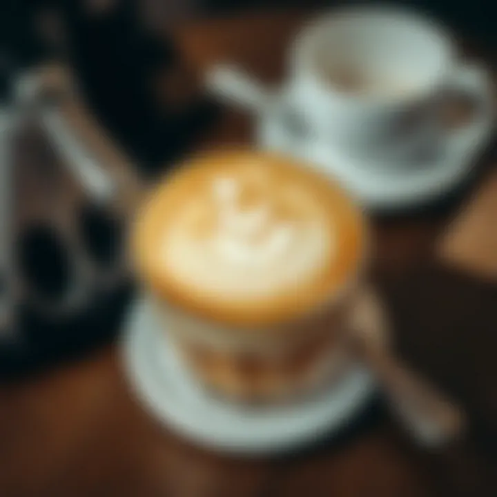A beautifully crafted cup of specialty coffee topped with intricate latte art, symbolizing the craftsmanship involved in coffee preparation.