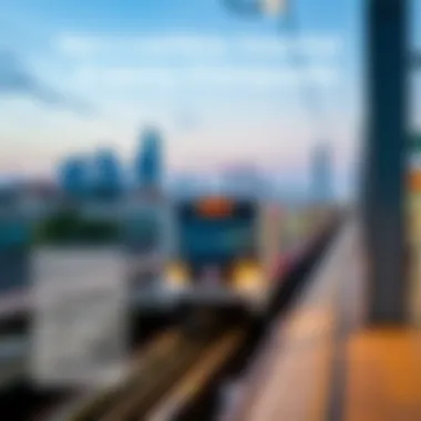 Infographic depicting metro timings and their impact on property values