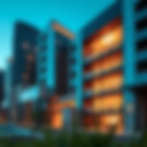 Stunning architectural design of The Lofts Emaar showcasing modern luxury