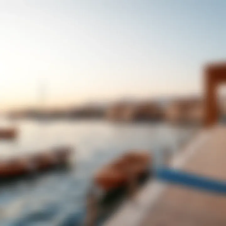 A scenic waterfront in Al-Nuaimia, illustrating the lifestyle and recreational opportunities available