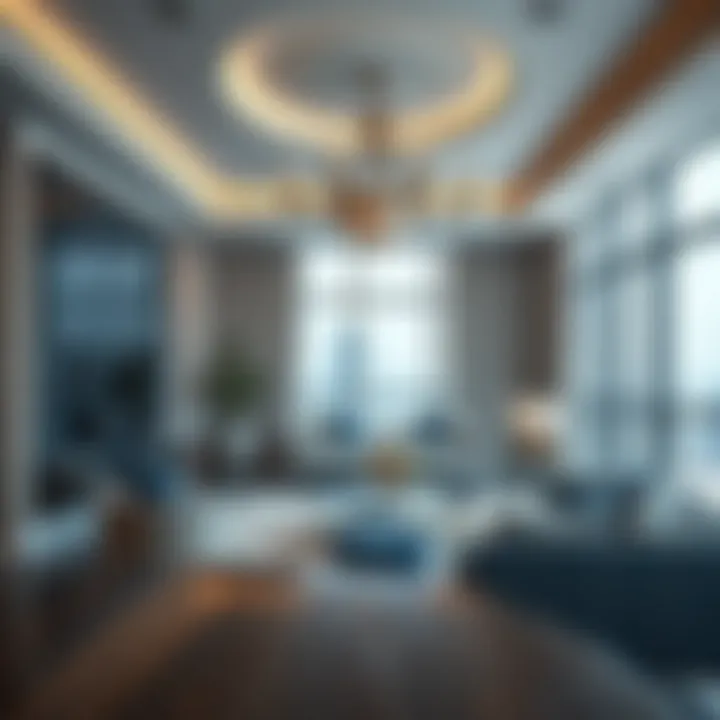 Luxurious interior design of a living space in The Promenade