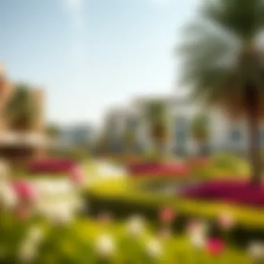 Landscaped Gardens of The Promenade Beautiful landscaped gardens surrounding The Promenade