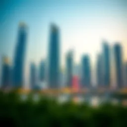 A futuristic skyline representing innovation in real estate