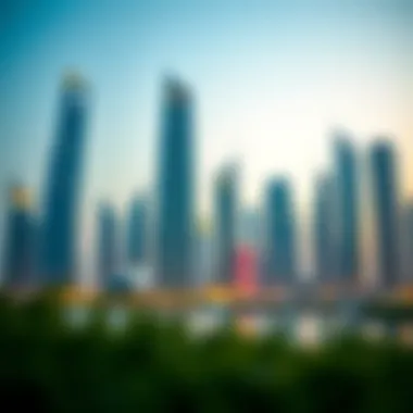 A futuristic skyline representing innovation in real estate