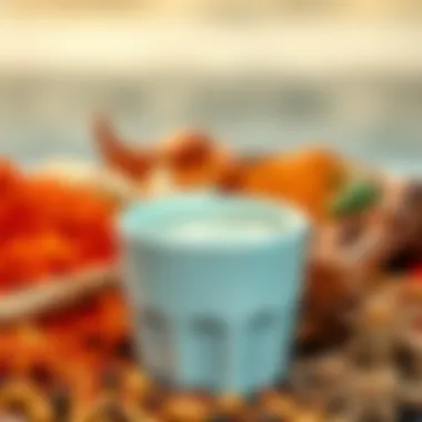 The Essence of Emirati Flavors An array of aromatic spices commonly used in UAE cuisine arranged artfully.