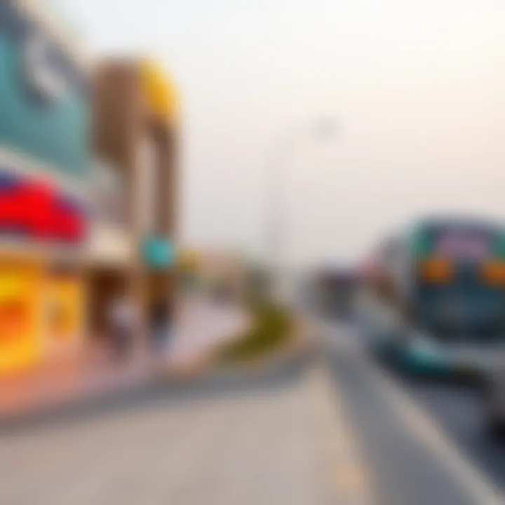 Route Map from Dubai to Al Ain Map showing the route from Dubai to Al Ain