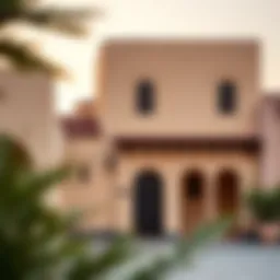 Traditional Emirati architecture showcasing cultural heritage