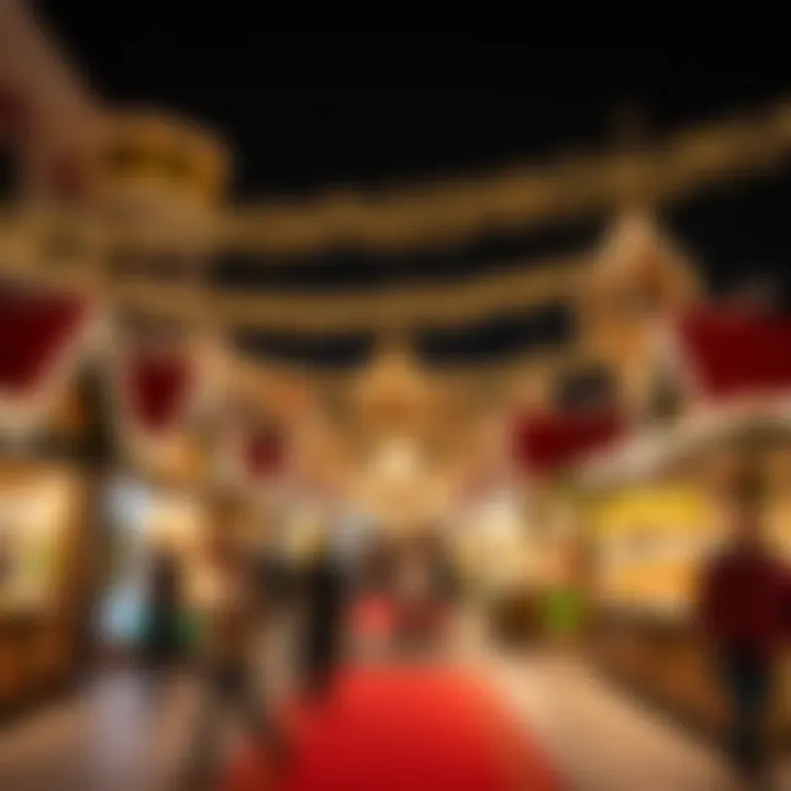 An overview of bustling markets during holiday seasons