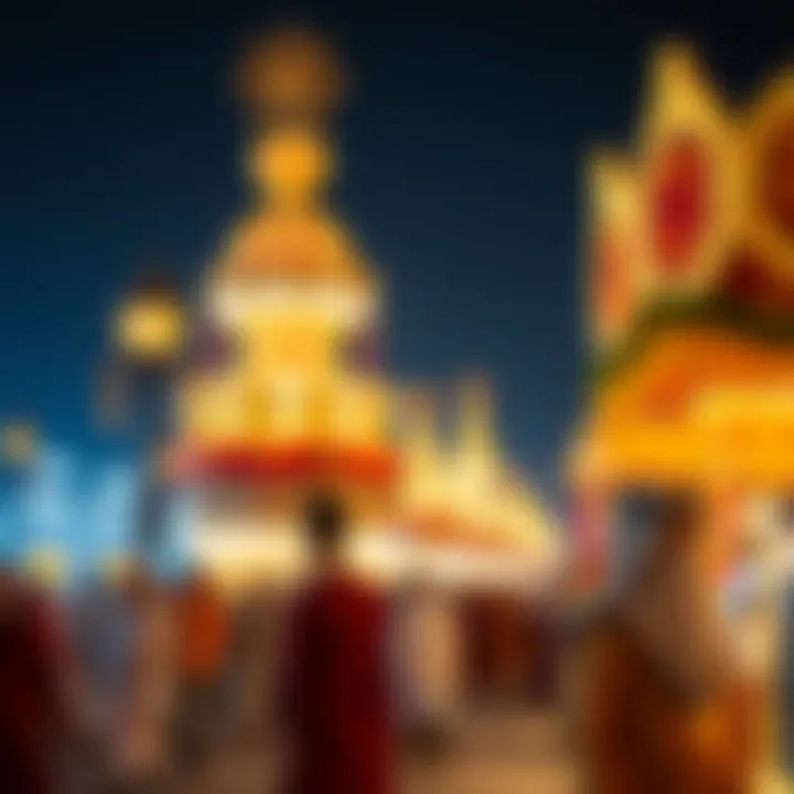 A vibrant festival showcasing Emirati culture and traditions