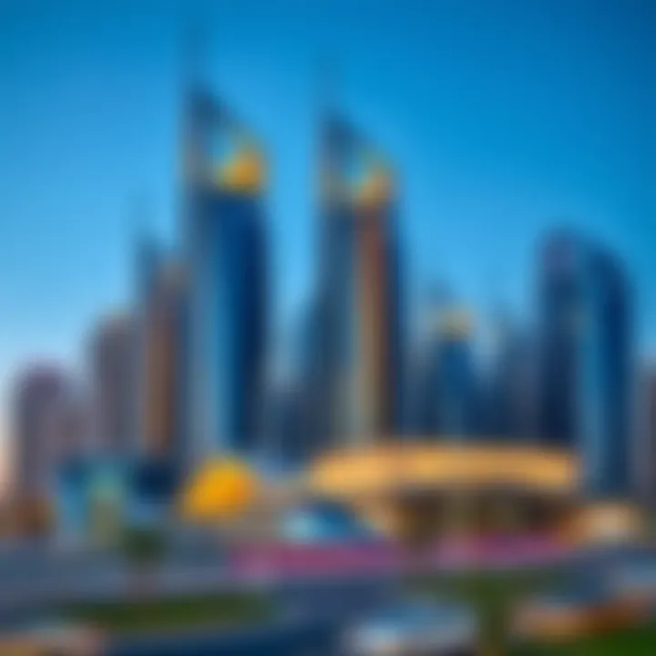 UAE skyline showcasing modern architecture