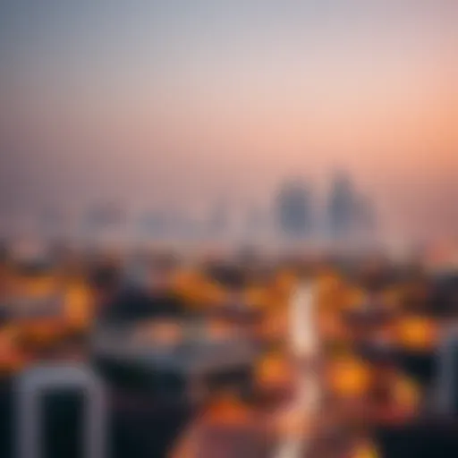 Stunning skyline view of Al Khail Community