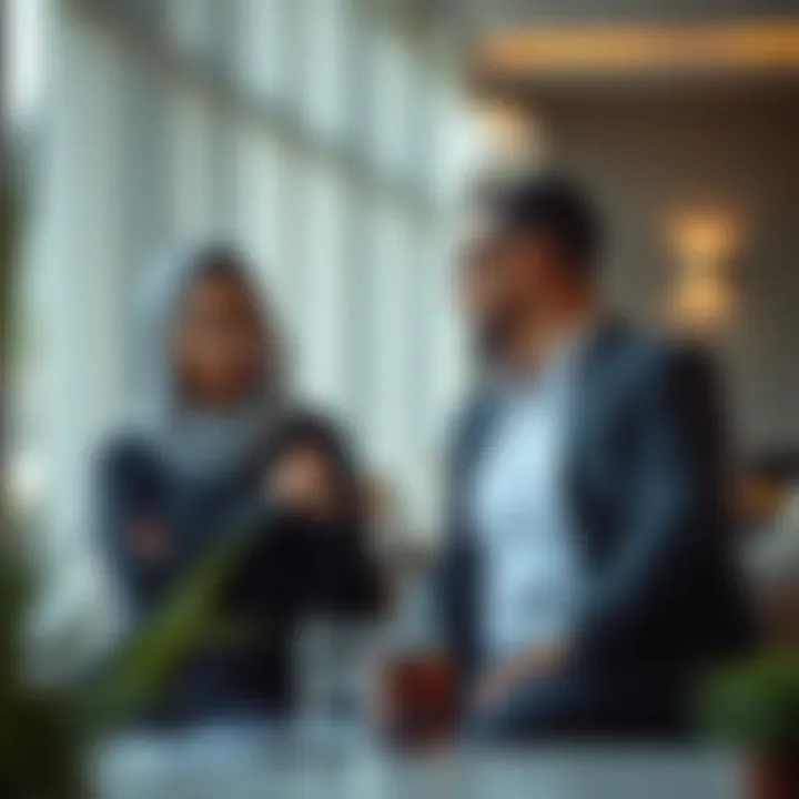 Couple Discussing Visa Sponsorship Couple discussing visa sponsorship