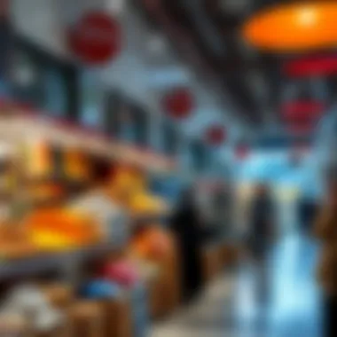 Exploring Various Industry Sectors in Dubai Diverse industries represented in a Dubai marketplace