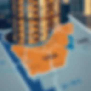 Map of the UAE: Key Cities for Job Seekers Map of the UAE highlighting key cities