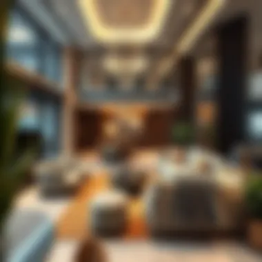 Luxurious apartment in Dubai showcasing modern living