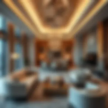 Luxurious Interior of مول هيلز Interior design of a luxurious apartment in مول هيلز