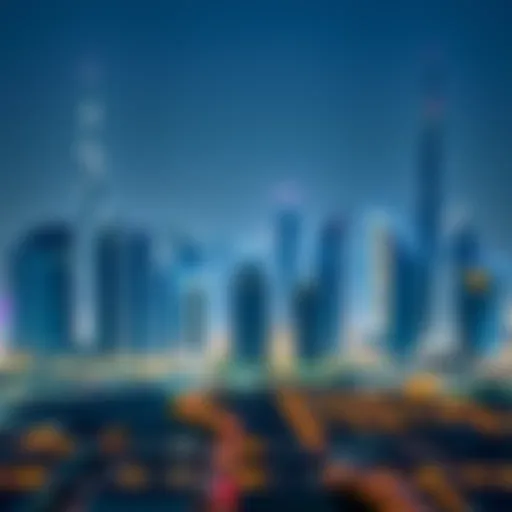 Dubai skyline highlighting real estate developments