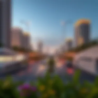 Envisioning the Future: Smart City Integrations Future smart city plan with toll systems in Dubai