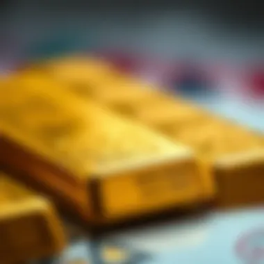 A close-up photograph of a gold bar, symbolizing the essence of gold as a valuable asset.