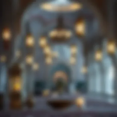 Traditional Emirati decorations symbolizing the spirit of Ramadan.