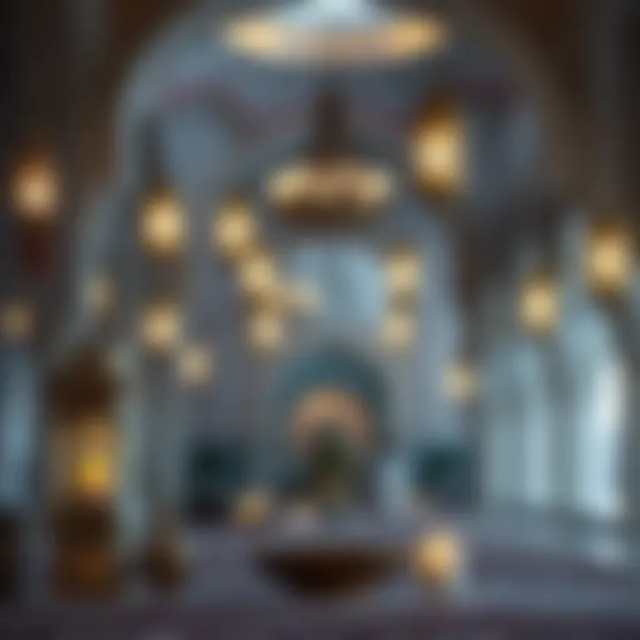 Traditional Emirati decorations symbolizing the spirit of Ramadan.