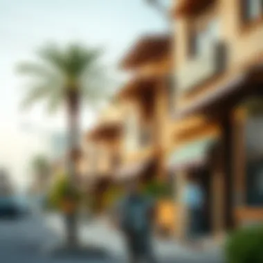 Cultural Diversity in Dubai Neighborhoods Cultural diversity in Dubai portrayed through vibrant neighborhood scenes