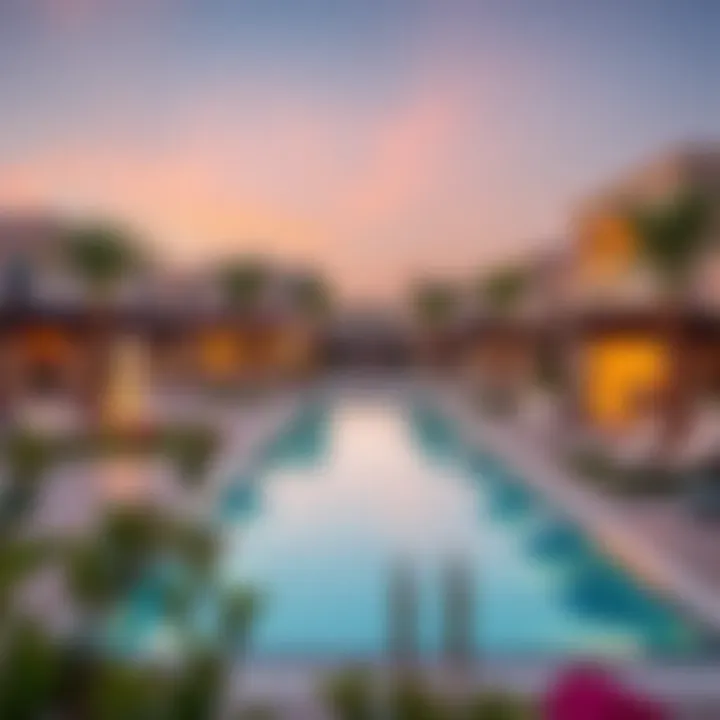 Lavish community amenities surrounding the villas in DubaiLand