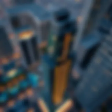 Aerial view of Zaya Hameni Tower showcasing its modern architecture