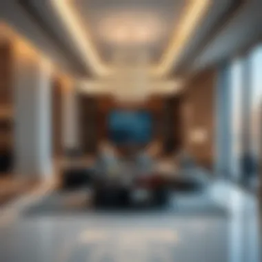 Interior Luxury at Zaya Hameni Tower Luxurious interior of an apartment in Zaya Hameni Tower