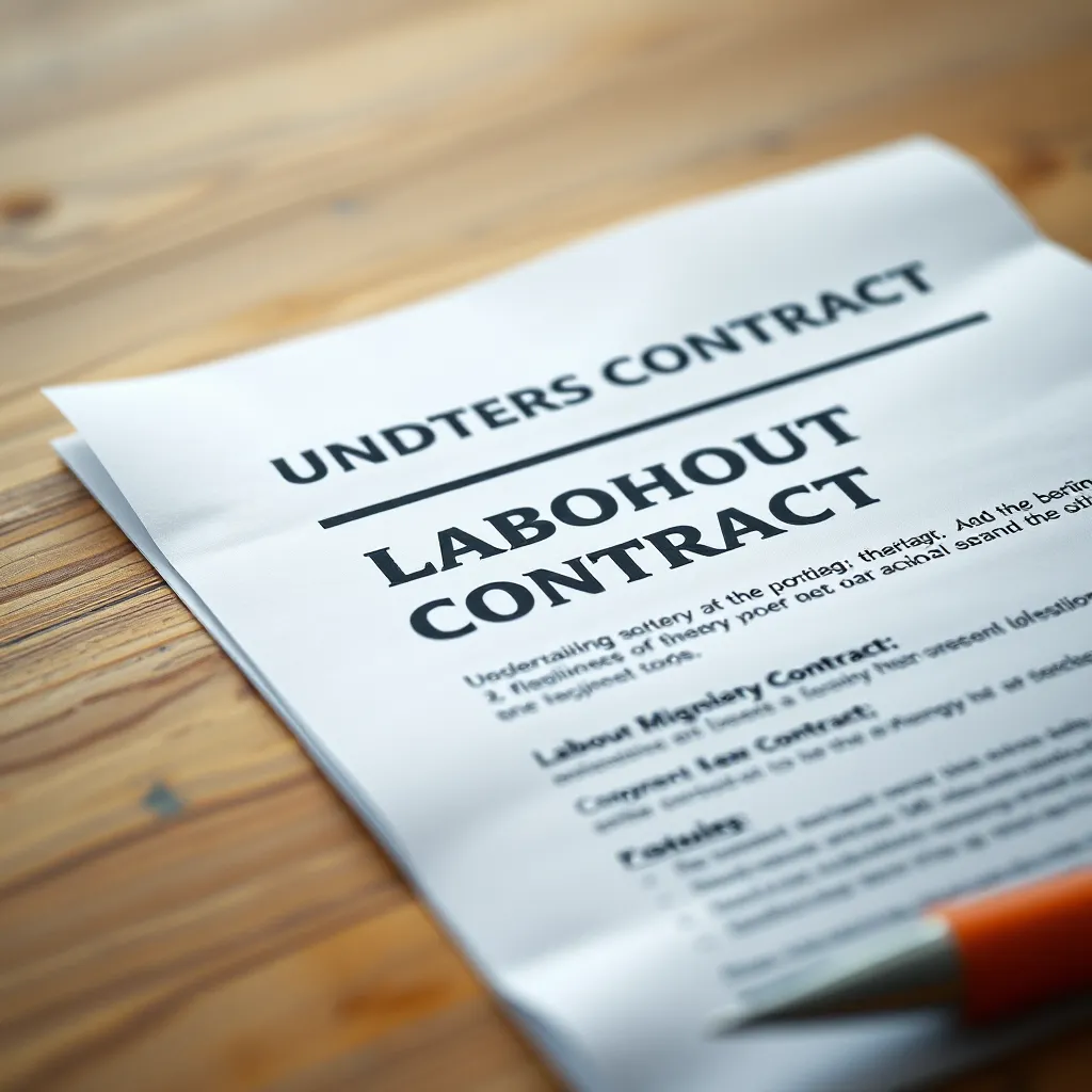 Securing a Labour Contract: A Comprehensive Guide